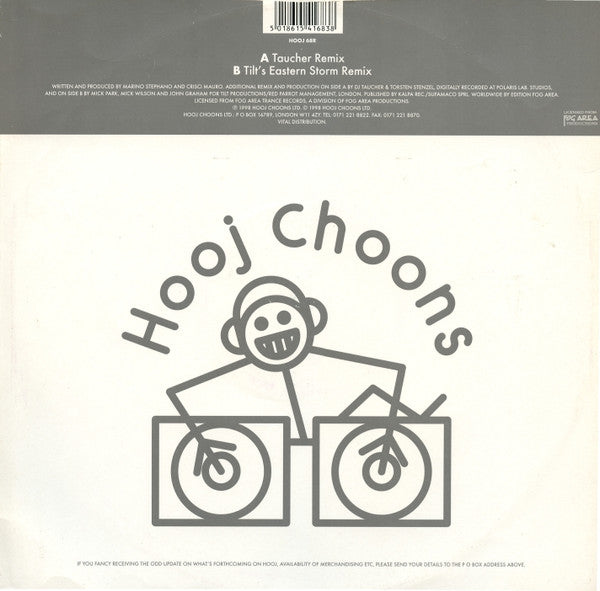 C.M ‎– Dream Universe (Disc Two) - VG+ 12" Single Record 1998 Hooj Choons UK Vinyl - Progressive Trance - Shuga Records