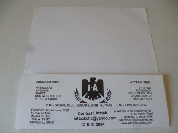 I Attack - I Attack - New LP Record 2004 A Wrench In The Gears USA Vinyl & Folded Cover - Chicago Punk / Hardcore - Shuga Records