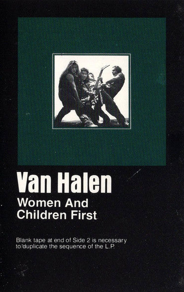 Van Halen – Women And Children First - Used Cassette 1980 Warner Bros Tape - Hard Rock