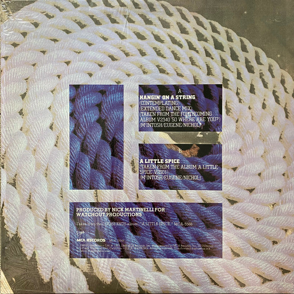 Loose Ends - Hangin' On A String (Contemplating) - Mint- 12" Single Record 1985 MCA USA Vinyl - Soul / R&B - Shuga Records
