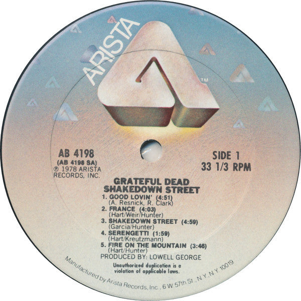 The Grateful Dead - Shakedown Street - VG+ (VG- cover) LP Record 1978 Arista USA Original Vinyl - Rock / Country Rock - Shuga Records