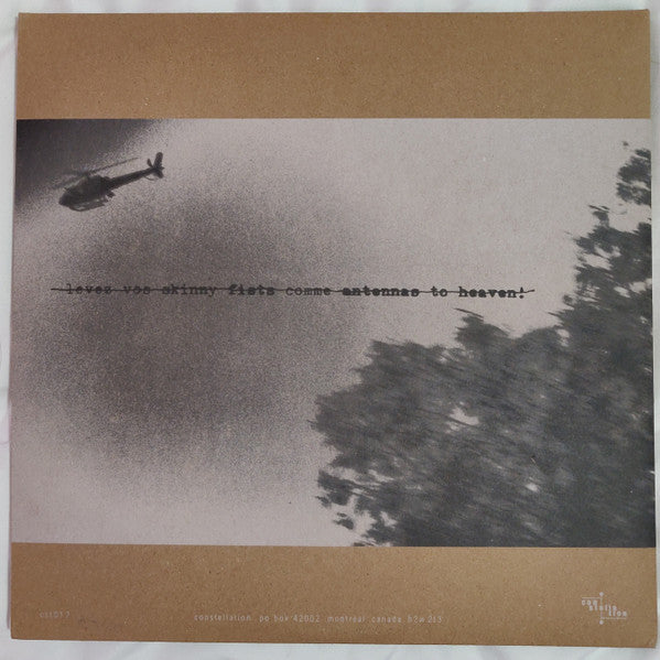 Godspeed You Black Emperor! - Lift Your Skinny Fists Like Antennas To Heaven (2000) - Mint- 2 LP Record 2018 Constellation 180 gram Vinyl - Post Rock / Avantgarde - Shuga Records