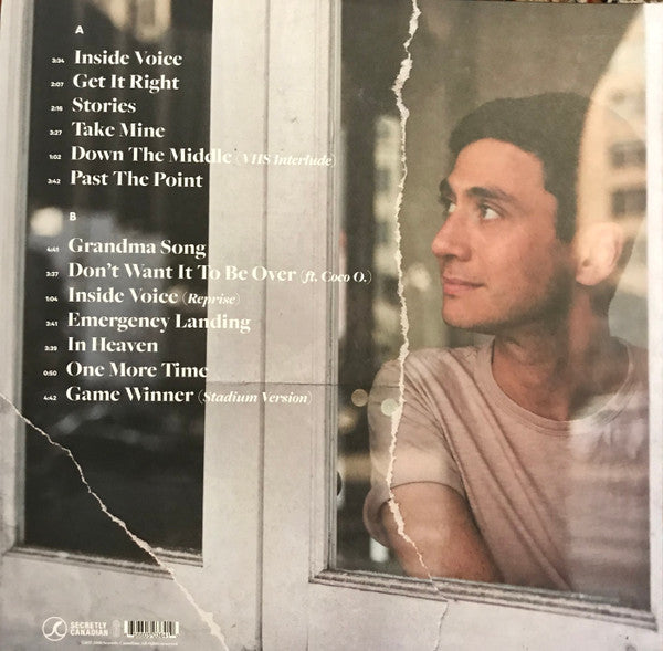 Joey Dosik - Inside Voice - New Lp Record 2018 Secretly Canadian Vinyl & Download - Soul / R&B - Shuga Records