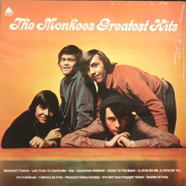 The Monkees - The Monkees Greatest Hits - LP Record 1972 Arista USA Vinyl - Pop Rock / Rock & Roll - Shuga Records