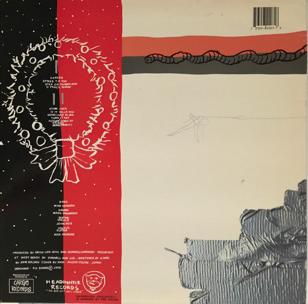 Drive Like Jehu – Drive Like Jehu - VG+ LP Record 1992 Headhunter USA Vinyl - Rock / Post-Hardcore - Shuga Records