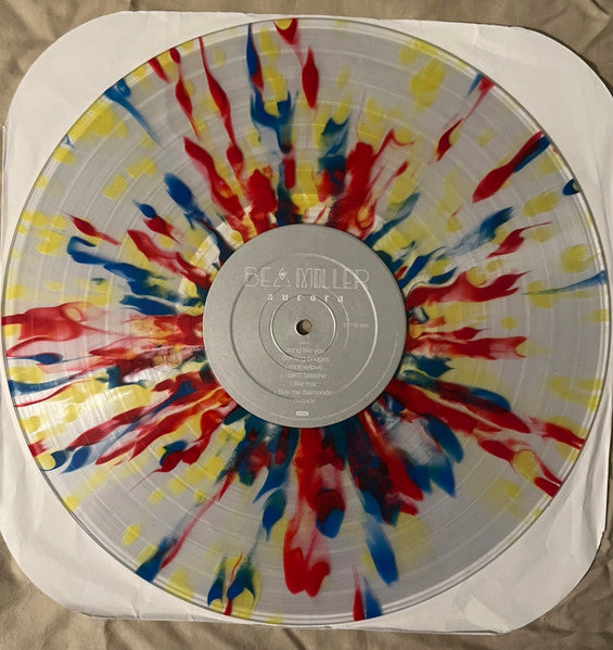 Bea Miller - Aurora - Mint- LP Record 2018 Hollywood Urban Outfitters Clear with Red, Yellow, Blue Splatter Vinyl - Pop - Shuga Records