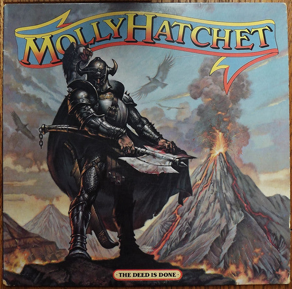 Molly Hatchet - The Deed Is Done - Mint- LP Record 1984 Epic USA Original Vinyl - Hard Rock / Metal / Rock & Roll / Ezra Tucker Cover Art - Shuga Records
