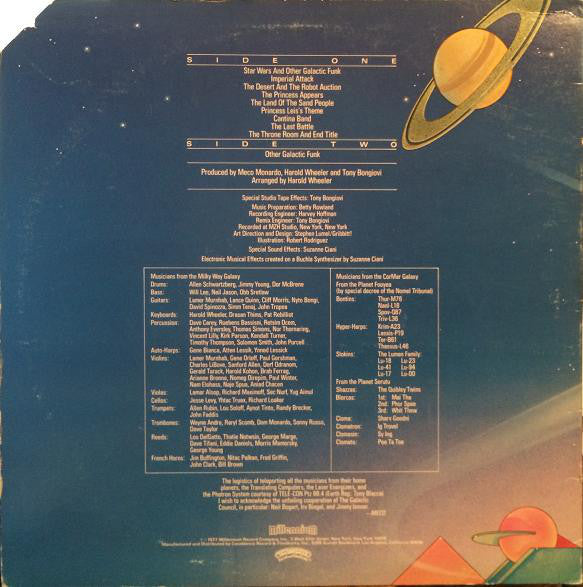 Meco - Music Inspired By Star Wars And Other Galactic Funk - VG+ LP Record 1977 Millennium USA Promo Vinyl - Disco / Funk - Shuga Records