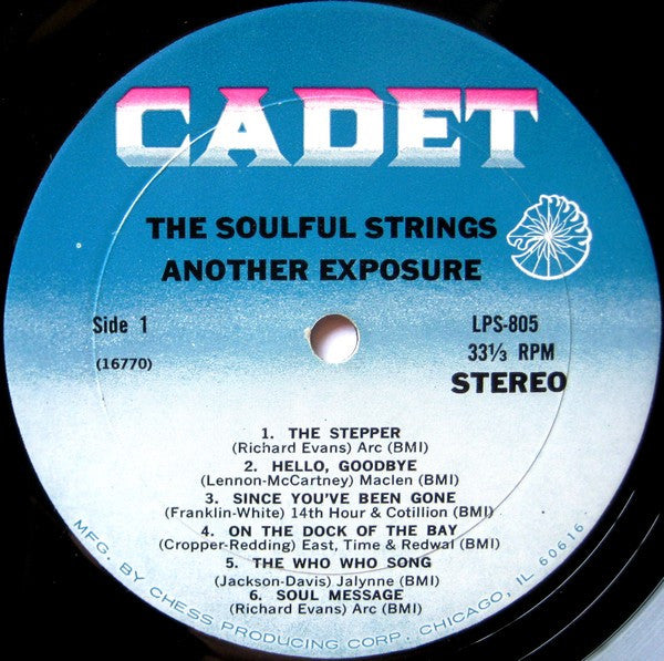 The Soulful Strings – Another Exposure - Mint- LP Record 1968 Cadet USA Vinyl - Jazz / Soul-Jazz
