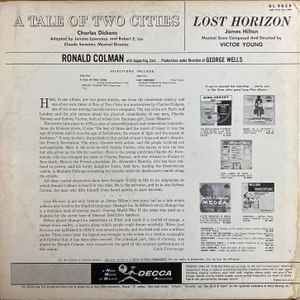 Victor Young & Ronald Colman - A Tale of Two Cities / Lost Horizon - Mint- LP Record 1956 Decca USA Original Vinyl - Soundtrack - Shuga Records