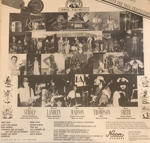 Fatt City - Greatest Hits, Vol. 1 - LP Record 1981 Neon USA Vinyl - Minneapolis Funk / Soul / Rhythm & Blues - Shuga Records