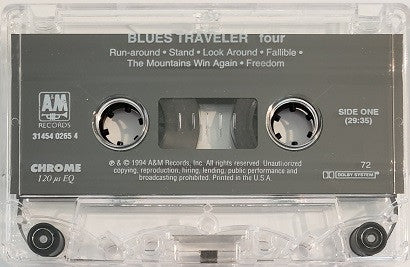 Blues Traveler – Four - VG+ Cassette 1994 A&M USA Tape Chrome - Alternative Rock / Pop Rock - Shuga Records