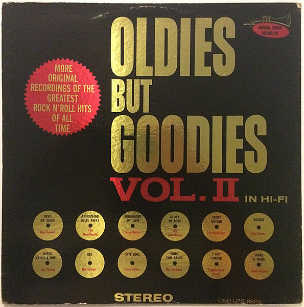 Various - Oldies But Goodies Vol. II - VG+ LP Record 1971 Original Sound USA Vinyl - Rock & Roll / R&B / Soul - Shuga Records