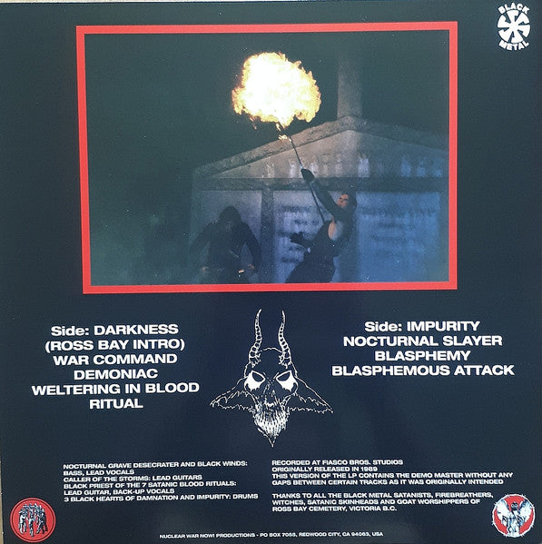 Blasphemy - Blood Upon The Altar - New LP Record 2018 Nuclear War Now! USA Red Vinyl, Insert & Poster - Black Metal - Shuga Records