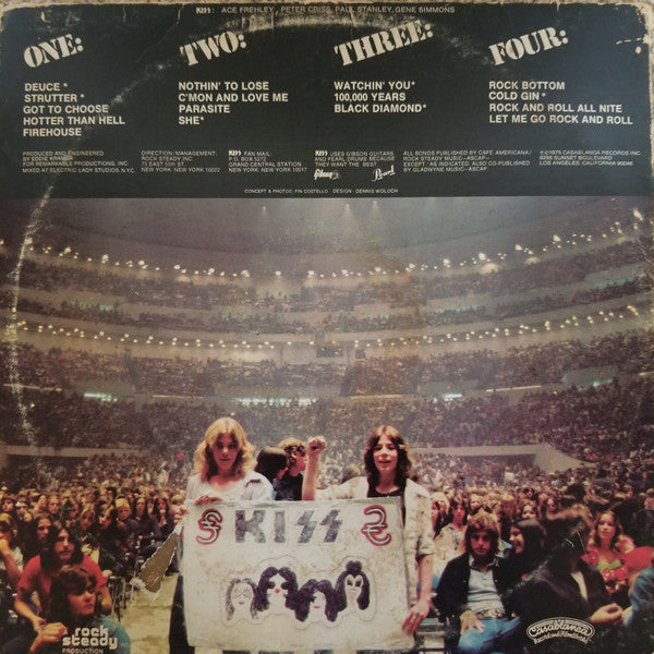 Kiss - Alive! (1975) - VG 2 LP Record 197 Casablanca USA Vinyl - Hard Rock / Glam - Shuga Records
