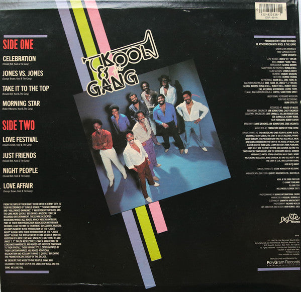 Kool & The Gang – Celebrate! - VG+ LP Record 1980 De-Lite USA Vinyl - Disco / Funk / Soul - Shuga Records