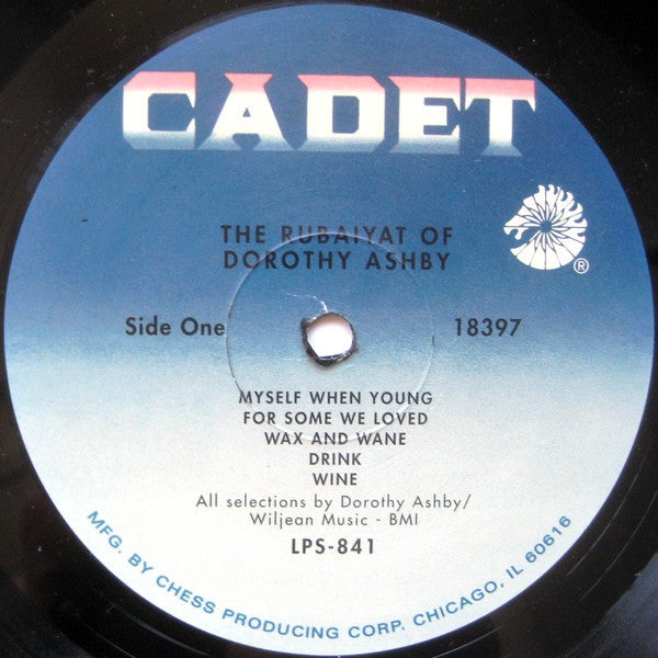 Dorothy Ashby - The Rubaiyat Of Dorothy Ashby (1970) - VG+ LP Record 2006 Cadet USA Vinyl - Jazz / Soul-Jazz - Shuga Records