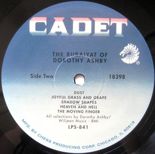 Dorothy Ashby - The Rubaiyat Of Dorothy Ashby (1970) - VG+ LP Record 2006 Cadet USA Vinyl - Jazz / Soul-Jazz - Shuga Records