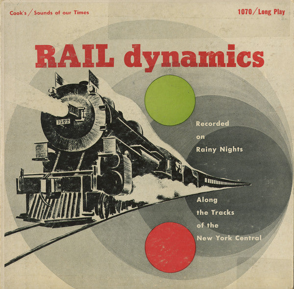 Rail Road Sounds - Rail Dynamics - Cook Laboratories USA Red Vinyl - Non-Music / Field Recording - Shuga Records