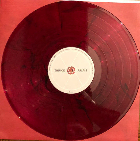 Thrice - Palms - Mint- LP Record 2018 Epitaph USA Red with Black Swirl Vinyl - Alternative Rock / Post-Hardcore - Shuga Records