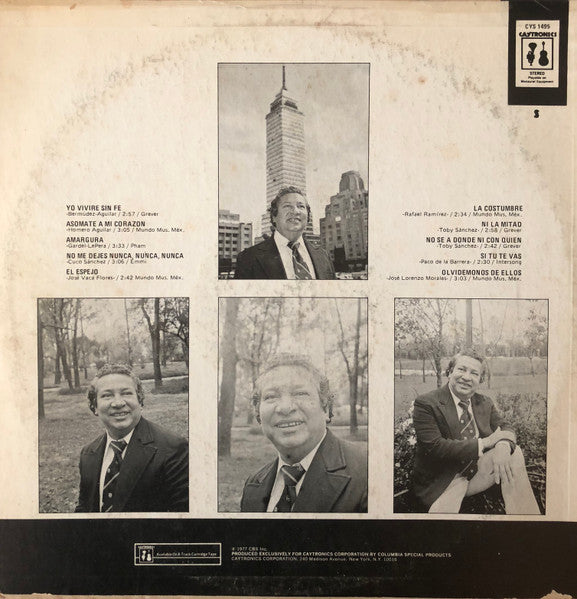 Gilberto Hernández – El Orgullo De Centroamerica - VG+ LP Record 1977 Caytronics USA Vinyl - Latin - Shuga Records