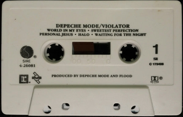 Depeche Mode - Violator - VG+ Cassette 1990 Sire Reprise Mute Tape Club Edition USA - Synth pop - Shuga Records