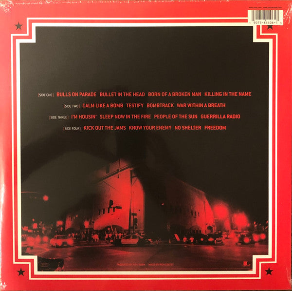 Rage Against The Machine - Live At The Grand Olympic Auditorium (2003) - New 2 LP Record 2018 Epic 180 gram Vinyl - Alternative Rock - Shuga Records