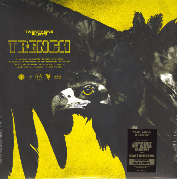 Twenty One Pilots - Trench - Mint- 2 LP Record 2018 Fueled By Ramen USA Olive Vinyl - Alternative Rock - Shuga Records
