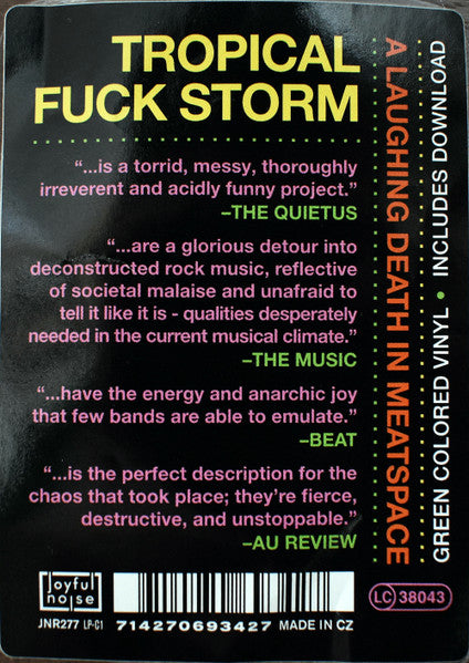 Tropical Fuck Storm - A Laughing Death in Meatspace - New LP Record 2018 Joyful Noise Green Slime Vinyl & Download - Prog Rock / Psychedelic Rock - Shuga Records