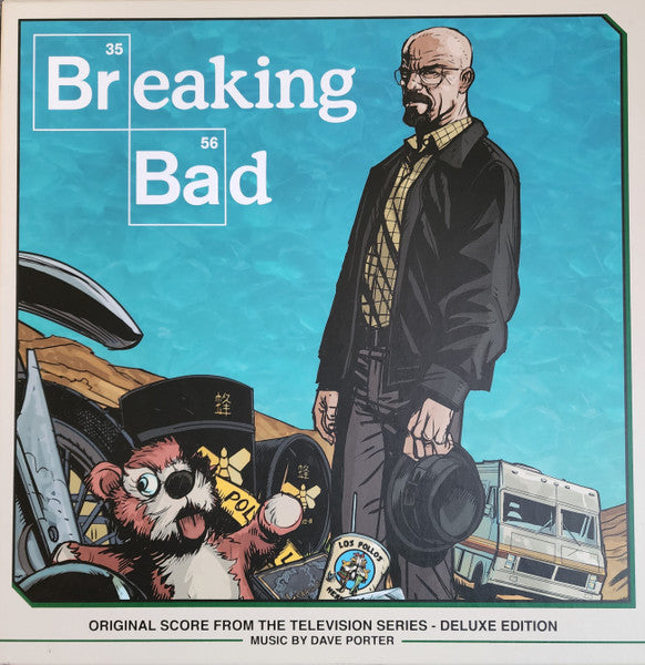 Dave Porter - Breaking Bad (Original Score From The Television Series Deluxe Edition) - Mint- (VG+ Box) 4 LP Record Box Set 2018 Spacelab9 USA Blue Vinyl - Soundtrack - Shuga Records