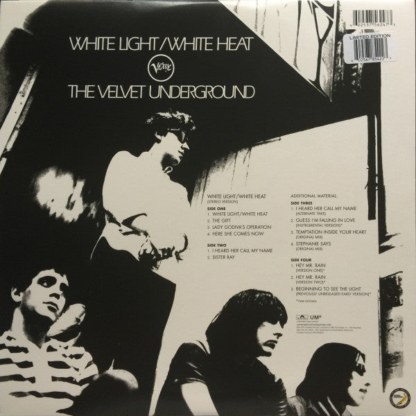 The Velvet Underground – White Light/White Heat (1968) - Mint- 2 LP Record 2018 Verve Polydor 180 gram Blue Vinyl - Garage Rock / Art Rock - Shuga Records
