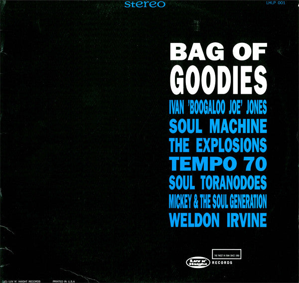 Various - Bag Of Goodies - VG+ LP Record 1992 Luv N' Haight Soul-Jazz / Jazz-Funk / Latin Jazz