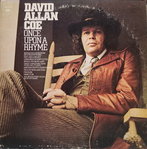 David Allan Coe - Once Upon A Rhyme - VG+ LP Record 1975 Columbia USA Original Vinyl - Country - Shuga Records