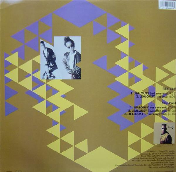 Adventures Of Stevie V - Jealousy - New 12" Single Record 1990 Mercury USA Vinyl - House / Hip-House - Shuga Records
