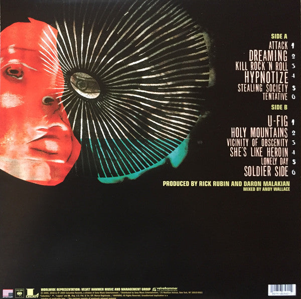 System Of A Down - Hypnotize (2005) - Mint- LP Record 2018 Columbia American Recordings Vinyl - Heavy Metal / Nu Metal - Shuga Records