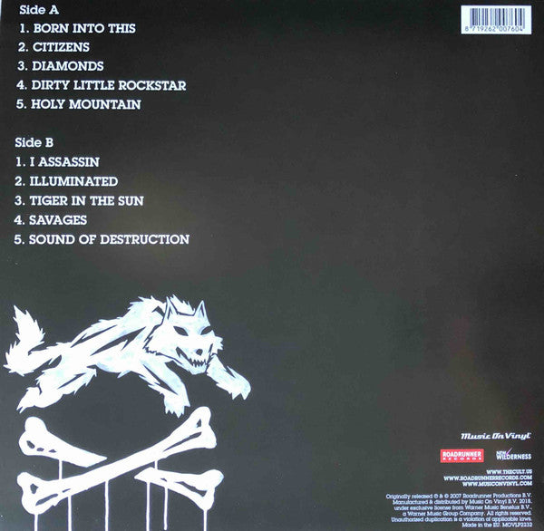The Cult - Born Into This (2007) - Mint- LP Record 2018 Music On Vinyl Black 180 gram Vinyl - Alternative Rock - Shuga Records
