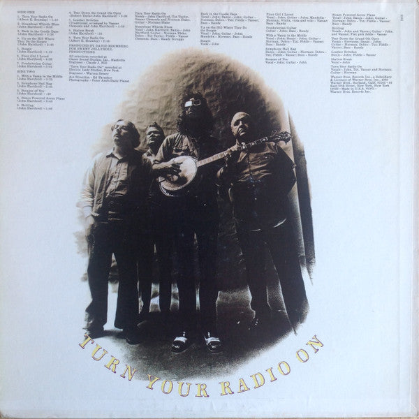 John Hartford - Aereo-Plain (1971) - VG+ LP Record 1974 Warner USA Vinyl - Folk Rock / Bluegrass - Shuga Records