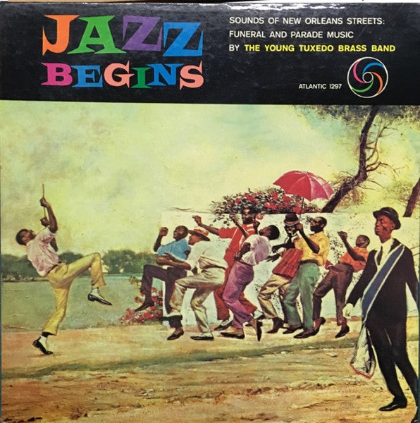 The Young Tuxedo Brass Band - Jazz Begins: Sounds Of New Orleans Streets: Funeral And Parade Music (1959) - VG+ LP Record 1968 Atlantic USA Vinyl - Jazz / Big Band - Shuga Records