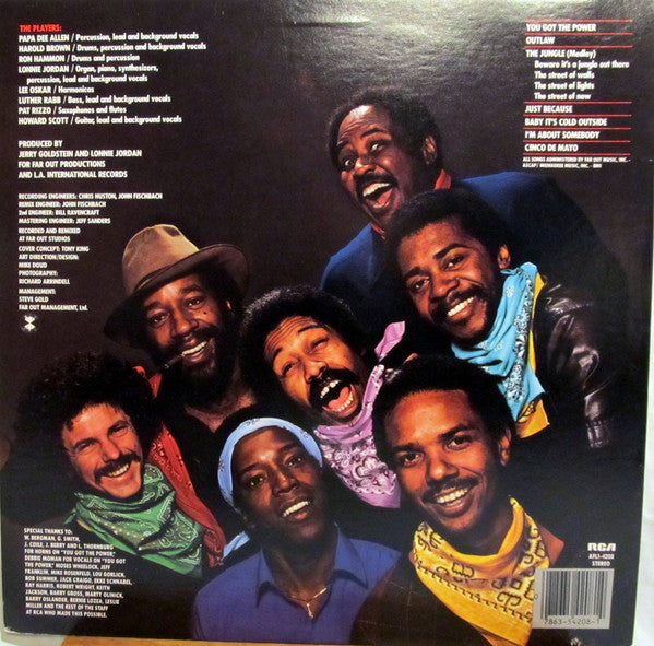 War - Outlaw - Mint- (VG cover) LP Record 1982 RCA USA Vinyl - Funk / Disco / Jazz-Funk / - Shuga Records