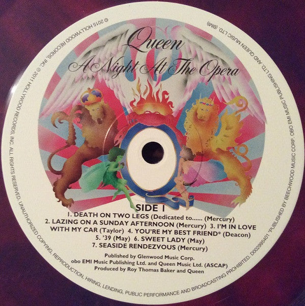 Queen - A Night At The Opera (1975) - New LP Record 2018 Hollywood Vinyl Me Please 180 gram Multi-Color Galaxy Vinyl, Insert & OBI - Arena Rock / Classic Rock - Shuga Records