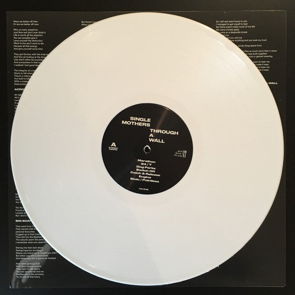 Single Mothers - Through A Wall - Mint- LP Record 2018 Dine Alone White Vinyl - Punk - Shuga Records