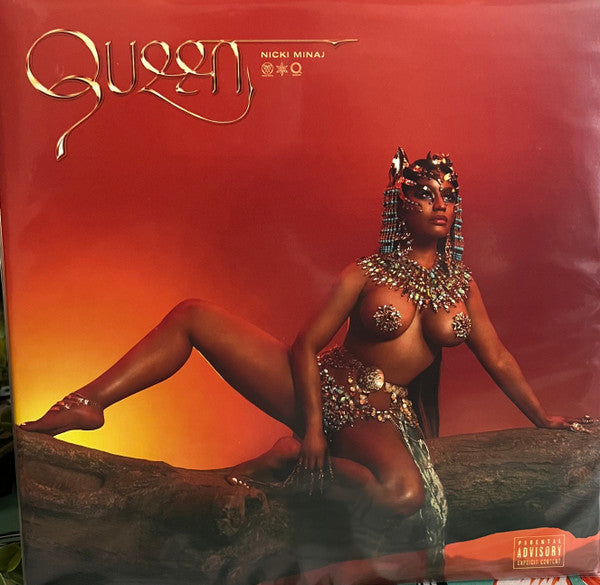 Nicki Minaj - Queen - Mint- 2 LP Record 2018 Republic Cash Money Young Money Orange Vinyl & Insert - Hip Hop / Pop Rap / Trap - Shuga Records