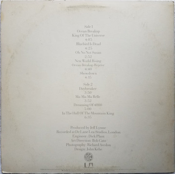Electric Light Orchestra - On The Third Day - VG+ LP Record 1973 United Artists USA Original Vinyl - Prog Rock / Symphonic Rock - Shuga Records