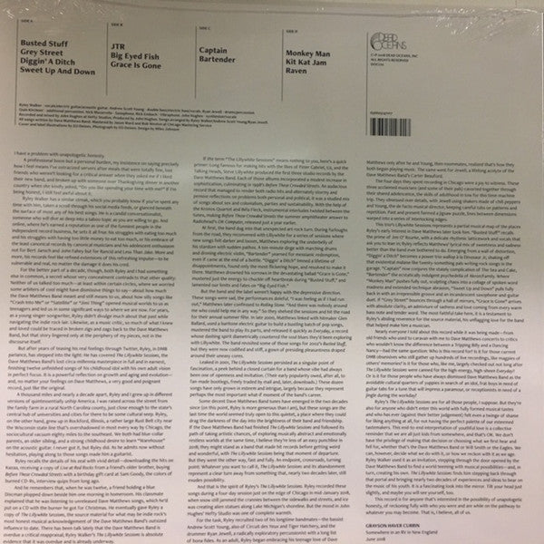 Ryley Walker - The Lillywhite Sessions - Mint- 2 LP Record 2018 Dead Oceans PROMO Vinyl, Postcard & Download - Indie Rock / Soft Rock / Folk Rock - Shuga Records