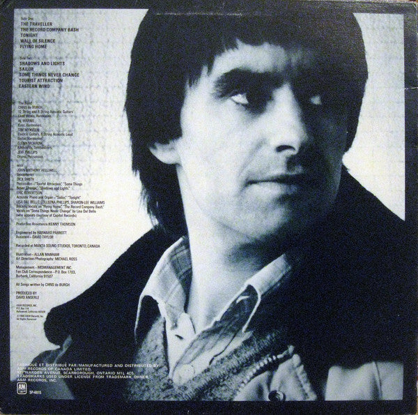 Chris de Burgh – Eastern Wind - VG+ LP Record 1980 A&M Canada Vinyl - Pop Rock / Soft Rock - Shuga Records