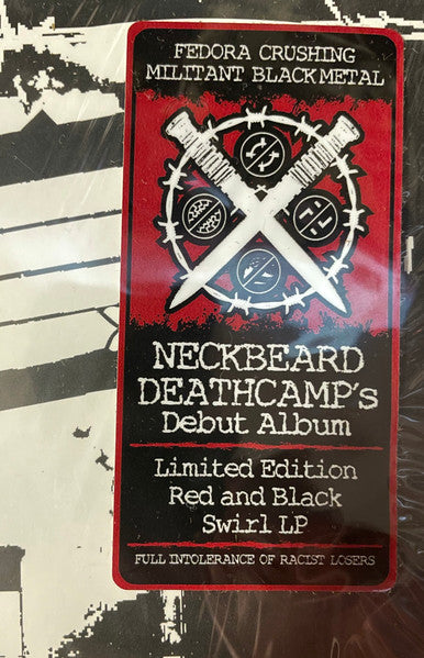 Neckbeard Deathcamp - White Nationalism Is For Basement Dwelling Losers - New LP Record 2018 Prosthetic USA Red & Black Swirl Vinyl - Black Metal - Shuga Records