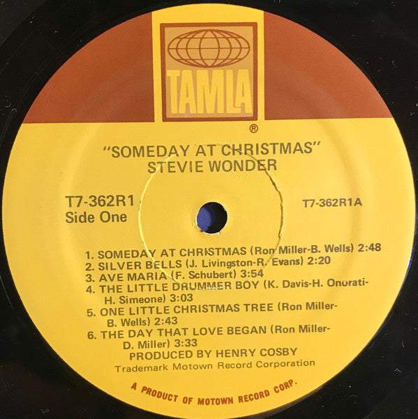 Stevie Wonder - Someday At Christmas (1967) - VG+ LP Record 1978 Tamla USA Vinyl - Holiday / Soul /Funk - Shuga Records