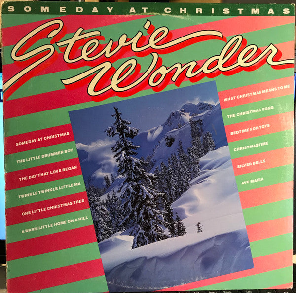 Stevie Wonder - Someday At Christmas (1967) - VG+ LP Record 1978 Tamla USA Vinyl - Holiday / Soul /Funk - Shuga Records