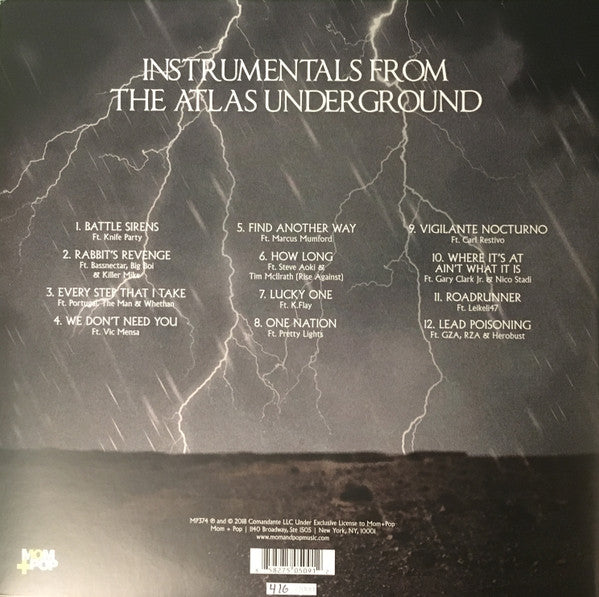 Tom Morello - The Atlas Underground Instrumentals - New 2 LP Record Store Day 2018 Mom & Pop RSD Vinyl, Numbered & Guitar Tab Book - Hard Rock - Shuga Records