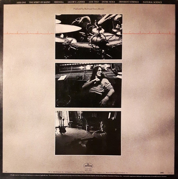 Rush ‎– Permanent Waves - VG+ LP Record 1980 Mercury CRC Club Edition USA Original Vinyl - Hard Rock / Prog Rock - Shuga Records